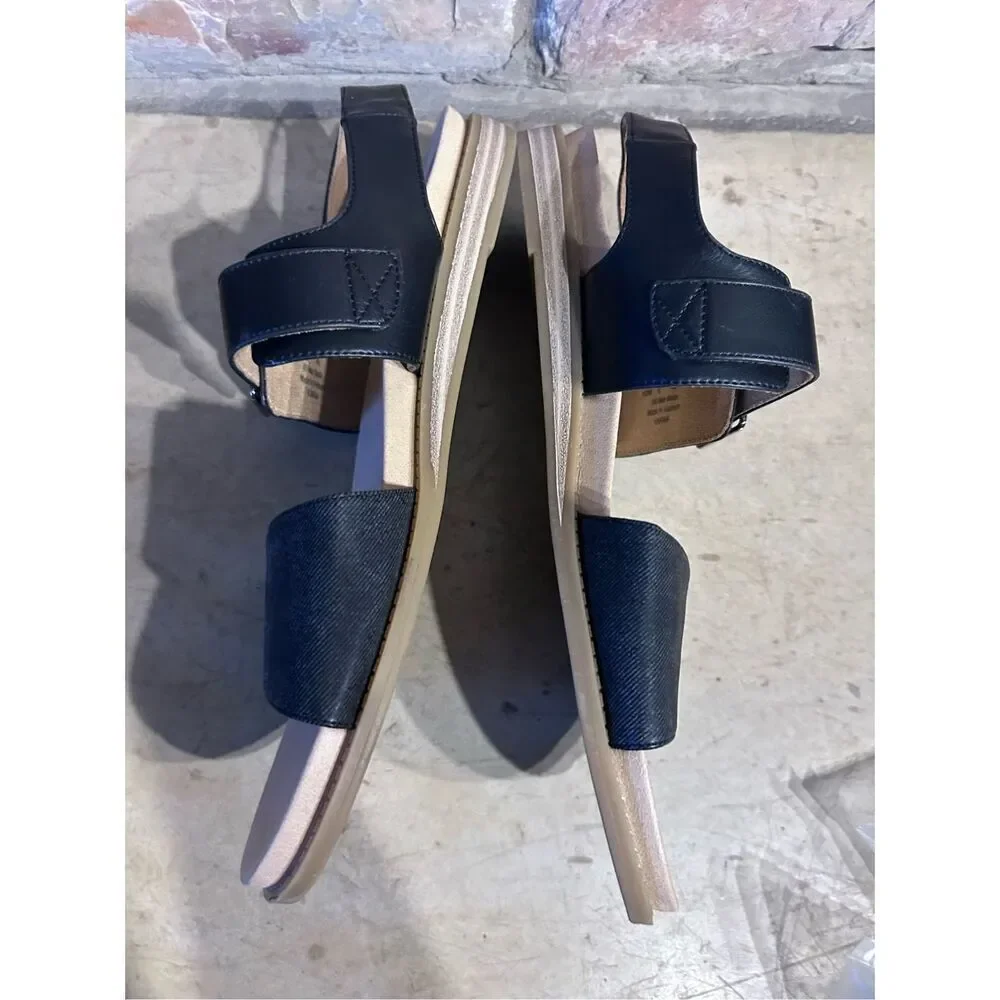 Dr Scholl’s Karma Black Buckled Open Toe Sandals Women’s Size 10